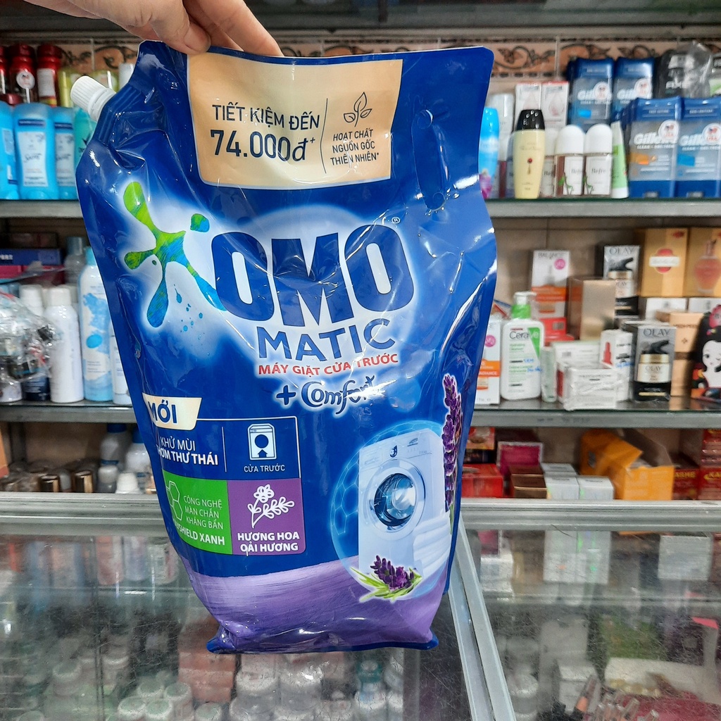 Nước Giặt OMO Matic Túi Cửa Trước 3,6 kg