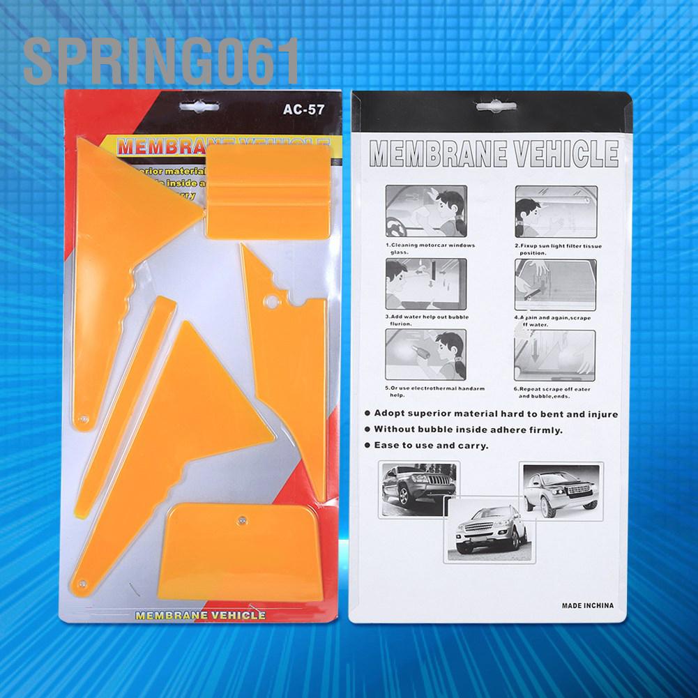 Spring061 Professional Car Window Tint Tools Kit For Auto Film Tinting Scraper Application Installation