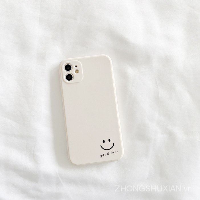 ♥Ốp lưng iphone Lucky Face cạnh vuông 5/5s/6/6plus/6s/6splus/7/7plus/8/8plus/x/xr/xs/11/12/pro/max/plus/promax