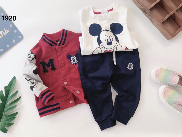 Set 3 bộ Bé trai bé gái