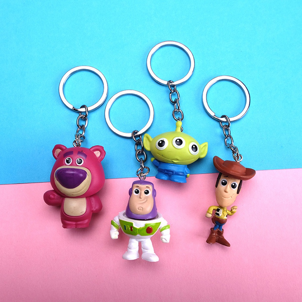 Móc Khóa Hình Buzz Lightyear Woody Lotso Hoạt Hình Dễ Thương