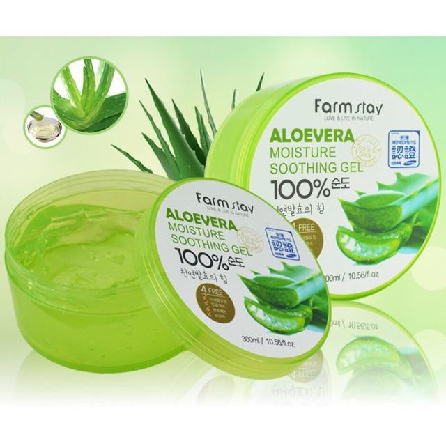 GEL DƯỠNG ẨM CHIẾT XUẤT 100% TỪ NHA ĐAM ALOE VERA