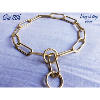 vòng đeo cổ cho chó, mắt xích đồng