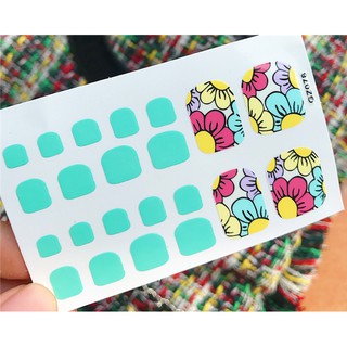 Miếng dán móng chân - Nail Wraps (22 miếng dán khô)