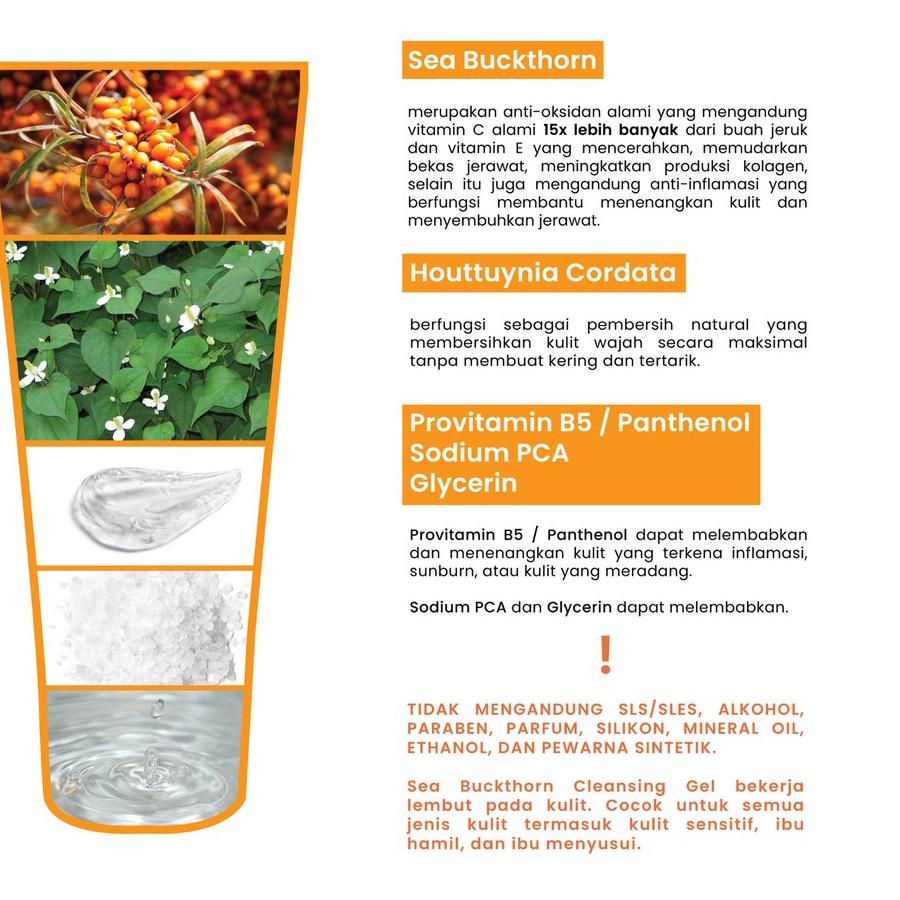 Flash Sale - Nước Hoa Hồng Dạng Gel Làm Sạch Da Mặt Dòng Sea Buckthorn!! | BigBuy360 - bigbuy360.vn