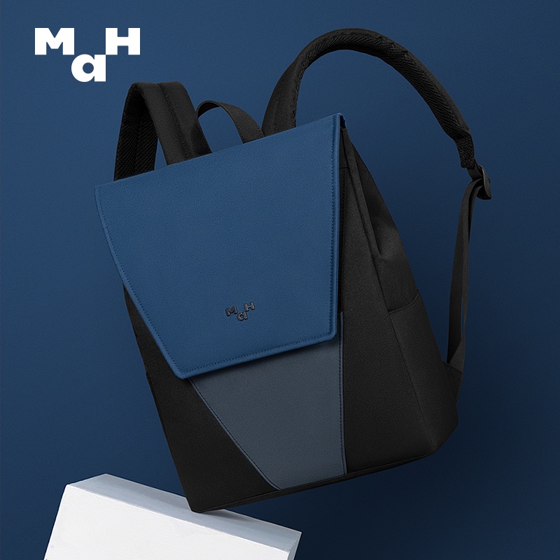 MAH YOUNG Ba lô đi học màu hỗn hợp trẻ trung Ba lô đựng máy tính xách tay du lịch không thấm nước