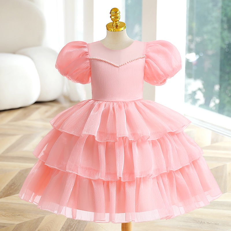 Đầm Hóa Trang Công Chúa Tay Ngắn Xinh Xắn Cho Bé Gái L5320