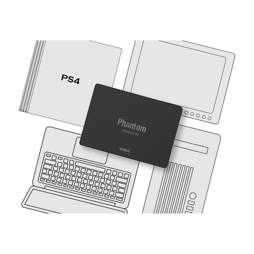 Ổ cứng SSD Verico Phantom 120GB SATA III 6Gb/s chuẩn Đài Loan