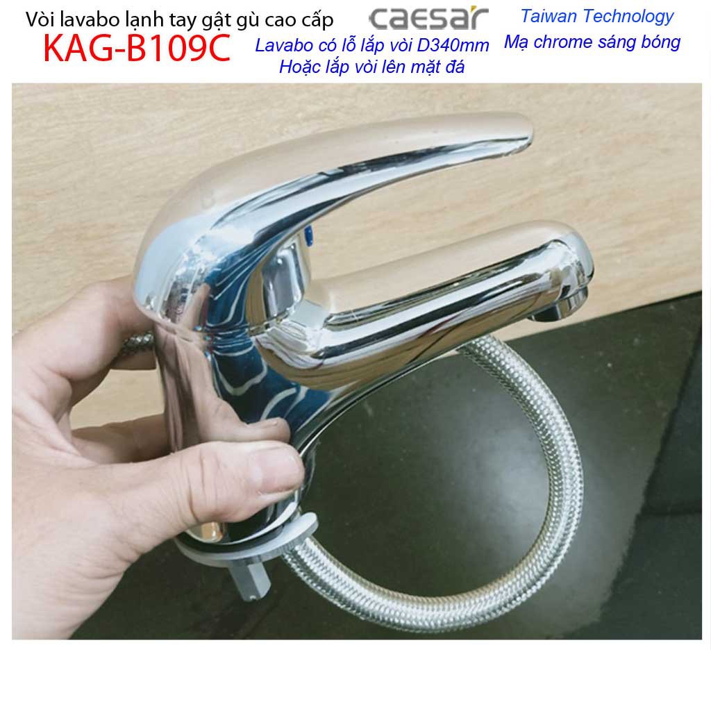 Vòi Lavabo lạnh Caesar KAG-B109, Sales giá tốt chất lượng tốt Vòi chậu rửa gật gù Caesar