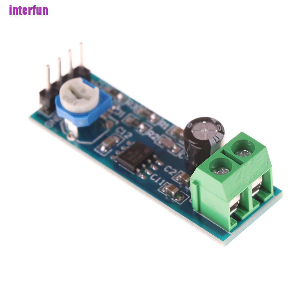 [Interfun1] Lm386 Dc 5V-12V Mini Micro Audio Amplifier Module Board Mono Amp Module [Fun]