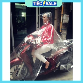 Áo mưa đơn trong suốt thời trang 1 đầu siêu đẹp