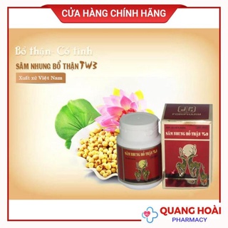 Sâm Nhung Bổ Thận TW3- Tráng dương, bổ thận cố tinh