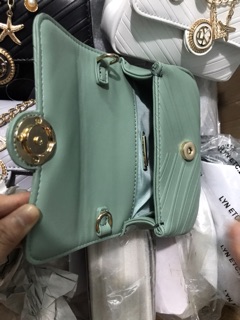 Túi Lyn huy hiệu size 17cm (ib shop chọn màu nhé)