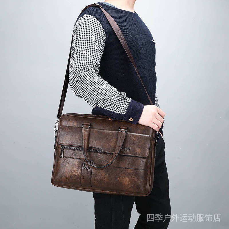 JEEP Túi Xách Da Bò Thời Trang Công Sở Cho Nam | BigBuy360 - bigbuy360.vn