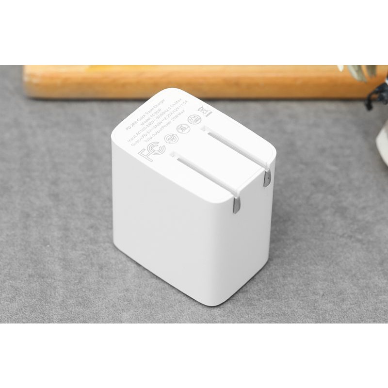 Adapter Sạc Type C PD 20W Xmobile TC20W Trắng likenew 99%