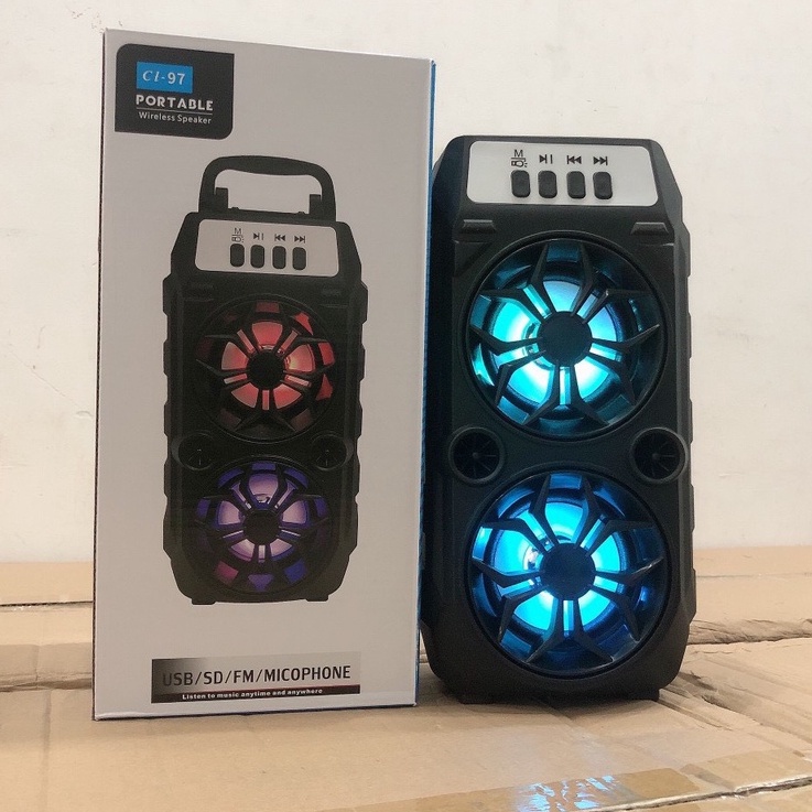 Loa Karaoke Bluetooth CL 97 - Tặng Kèm Micro Hát Karaoke - Bảo Hành lỗi 1 đổi 1 - Fantek