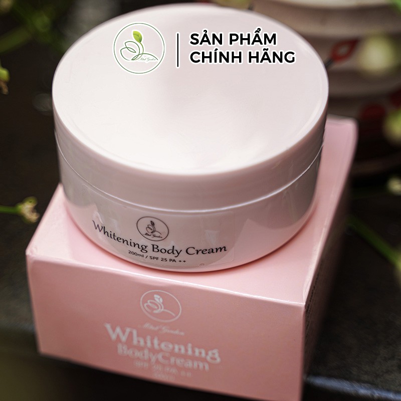 Kem dưỡng toàn thân dạng hũ MiniGarden Whitening Body Cream SPF 25 PA ++ dưỡng làn da sáng hồng PV1014