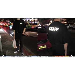 Áo thun staff phản quang unisex