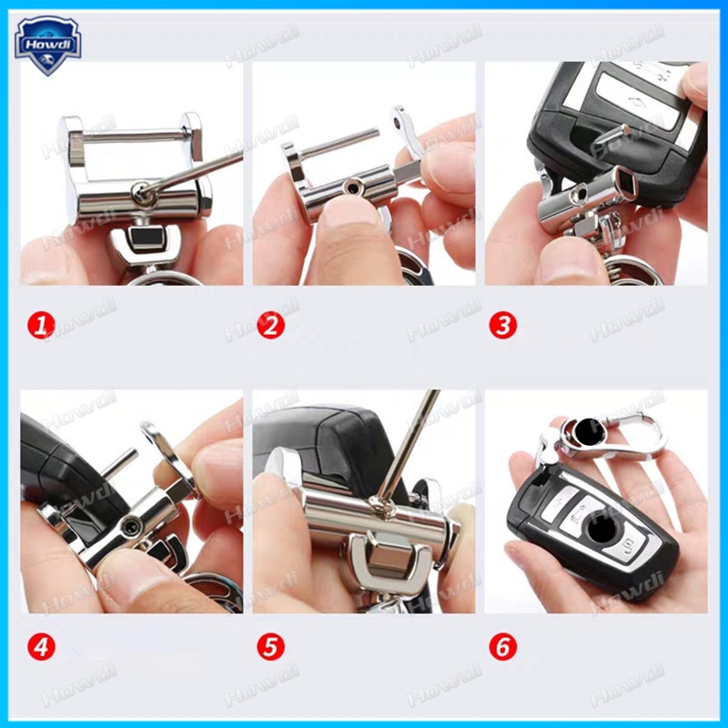 Móc Khóa Bằng Thép Không Gỉ Cao Cấp Có logo Cho BMW