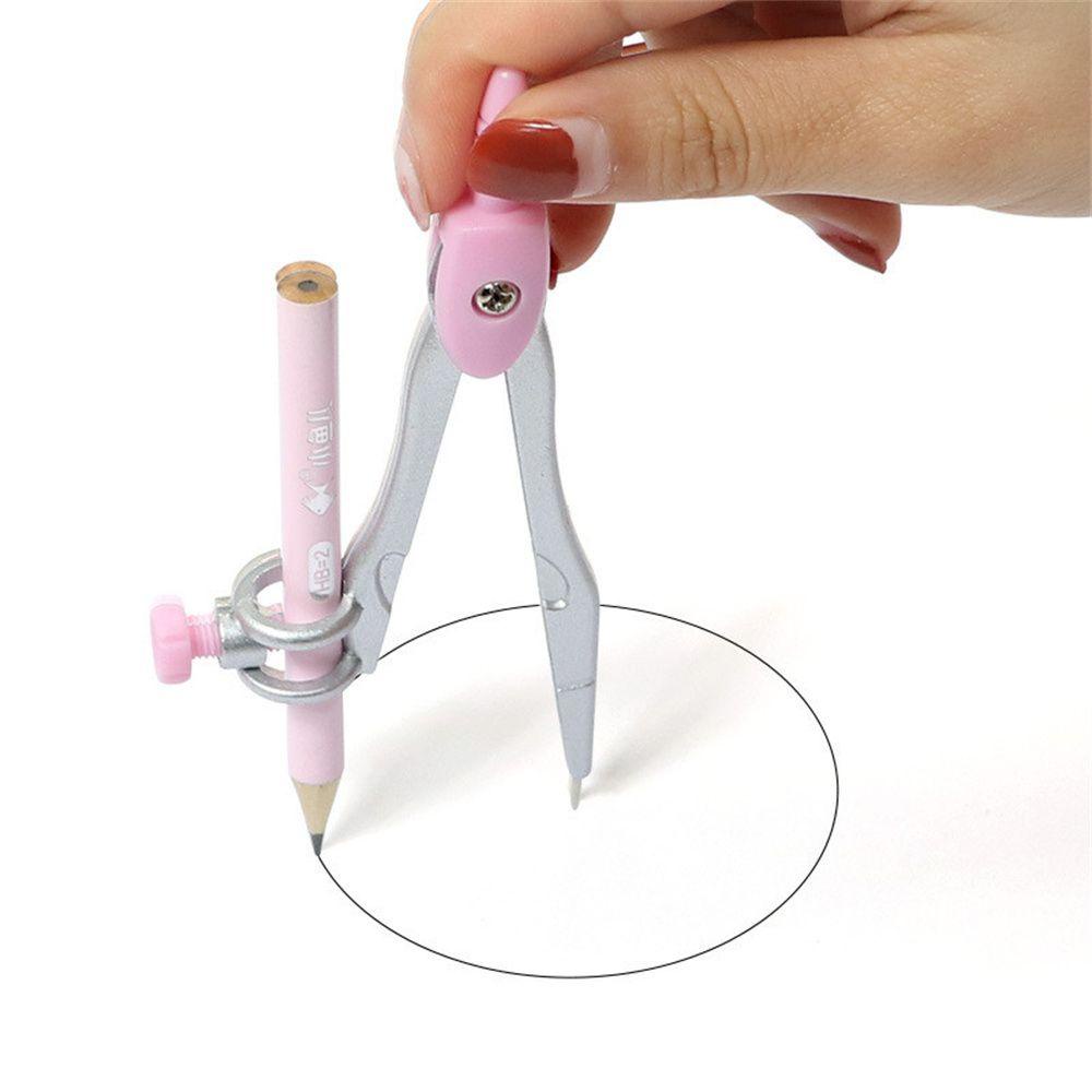 PEWANY Bộ Dụng Cụ Thước Compa Và Gôm Tẩy Hình Tam Giác Bằng Sắt Cho Học Sinh