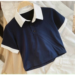 SET PULL CỔ POLO VIỀN + CHÂN VÁY XẺ