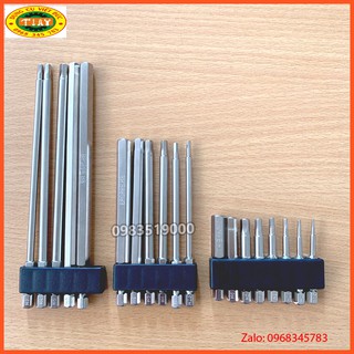 khoan vặn vít Bộ đầu lục giác đủ cỡ dành cho khoan, máy bắn vít hãng BROPPE