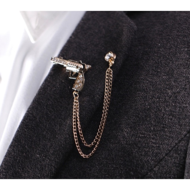 Ghim Cài áo vest nam, phụ kiện cài áo nam