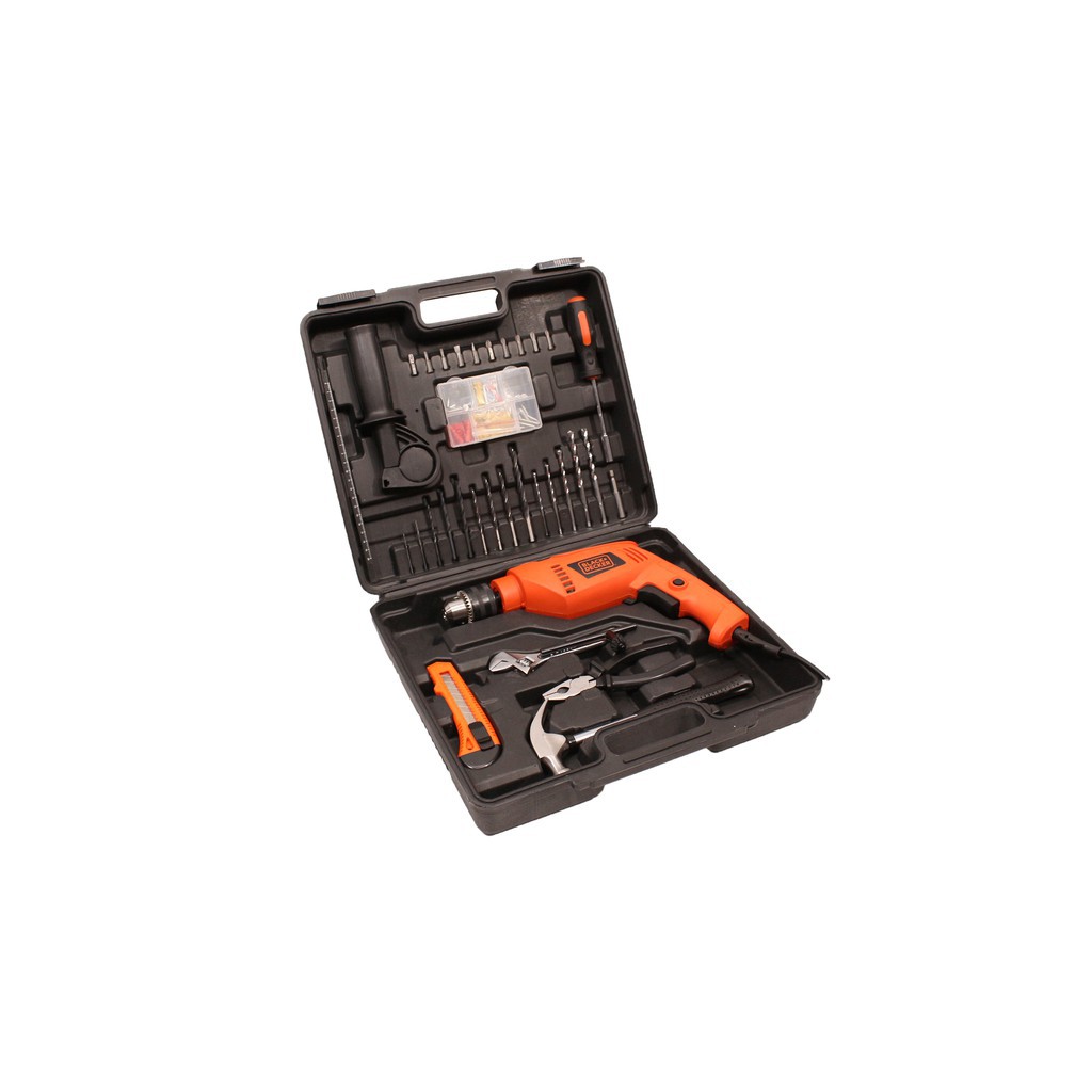 Máy khoan búa Black & Decker HD555KMPR-B1 (550W-13MM)