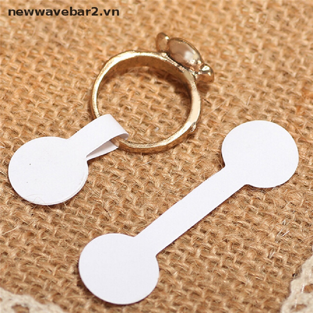 Túi 100 Nhãn Dán Trưng Bày Nhẫn / Vòng cổ Tiện Dụng