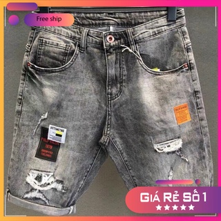 Quần sọt nam, quần short jean nam co giãn thời trang jun fashion qjn04