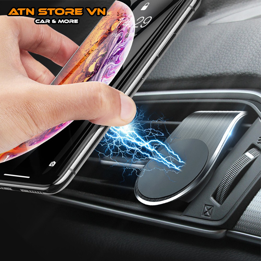 Giá đỡ điên thoại ô tô, giá treo điện thoại trên ô tô có nam châm treo cửa gió điều hòa | BigBuy360 - bigbuy360.vn