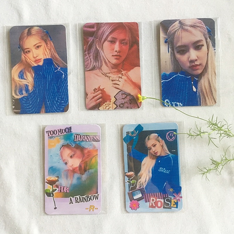 [Unoff] Card Rosé BlackPink Album -R- | Ảnh Bo góc Rosé BlackPink -R-