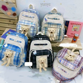 Balo học sinh bé trai bé gái gấu teddy nhiều ngăn hàng Quảng Châu xịn