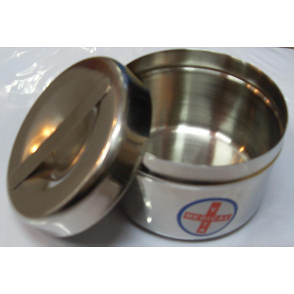 HỘP ĐỰNG BÔNG, CỒN INOX Y TẾ
