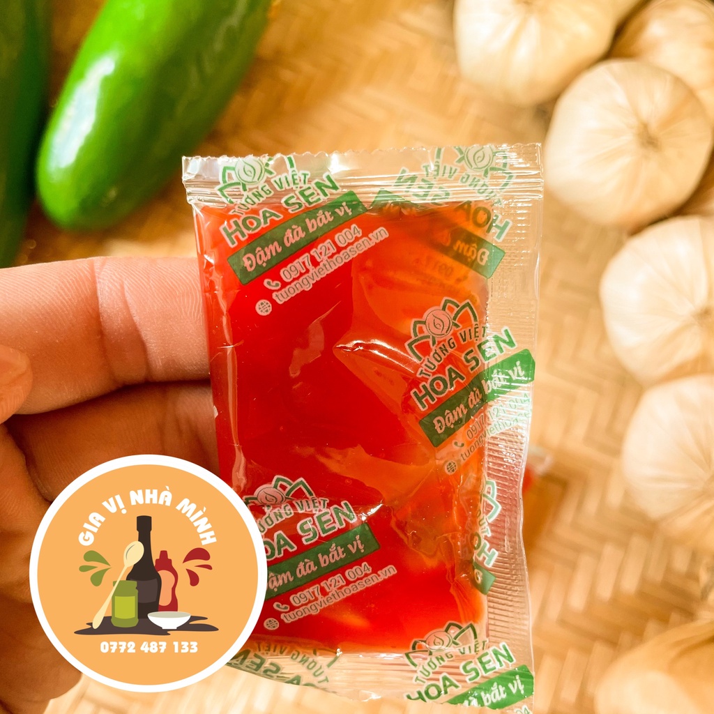 TƯƠNG CÀ HOA SEN DẠNG GÓI  100GÓI/15GR