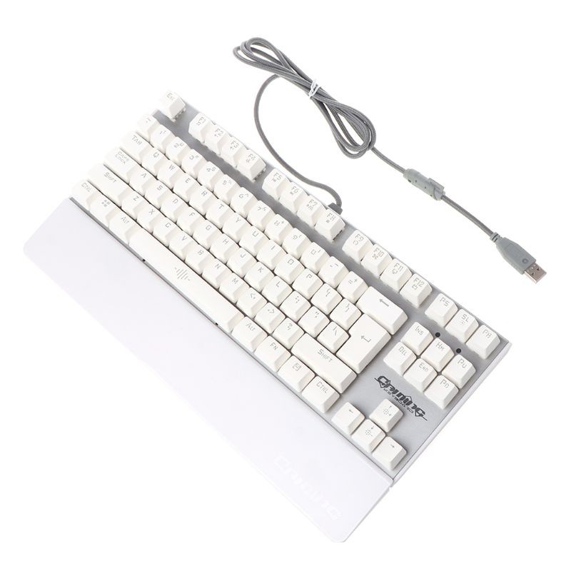 Bàn phím full led 87 phím thiết kế gaming cổng usb tiện dụng