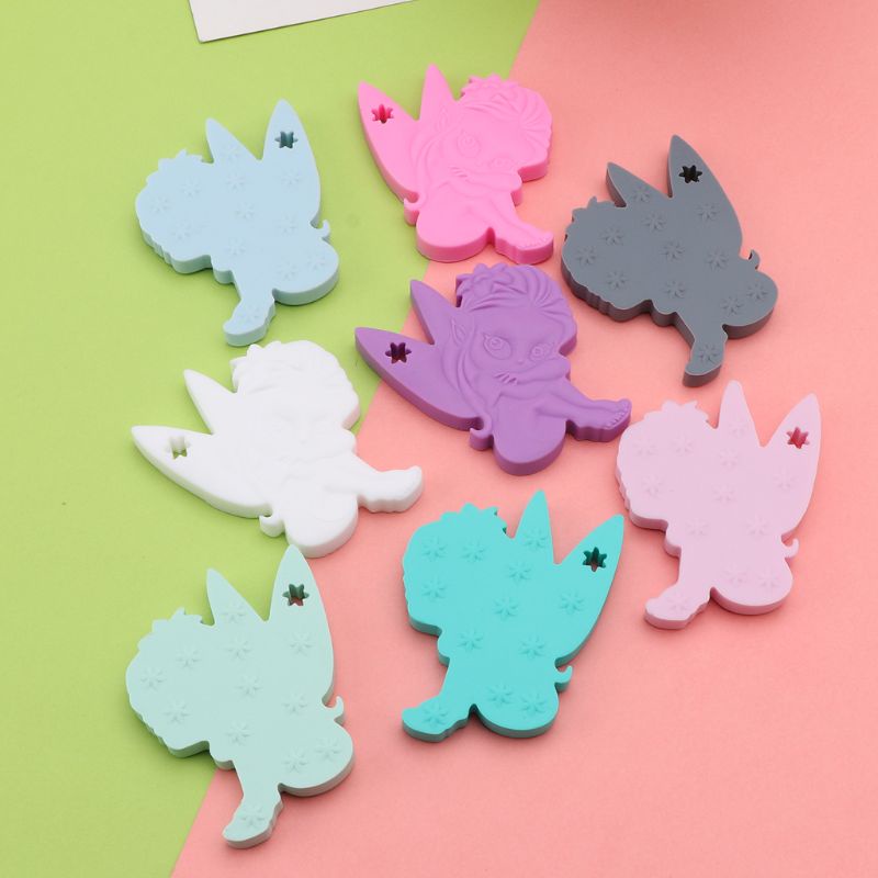Vòng cổ Hạt Silicone Cấp Thực Phẩm An Toàn Không BPA Cho Bé Gặm Nướu