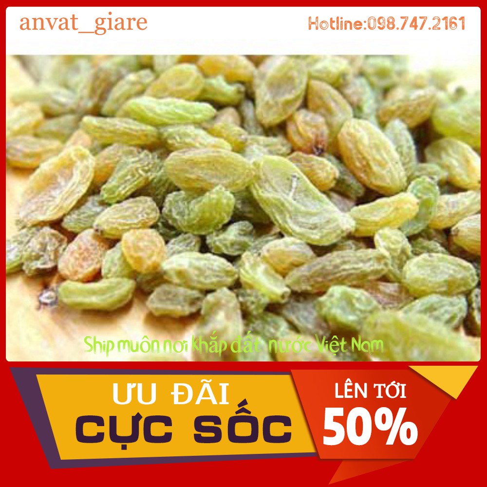 500 gram Nho khô dẻo chua ngọt