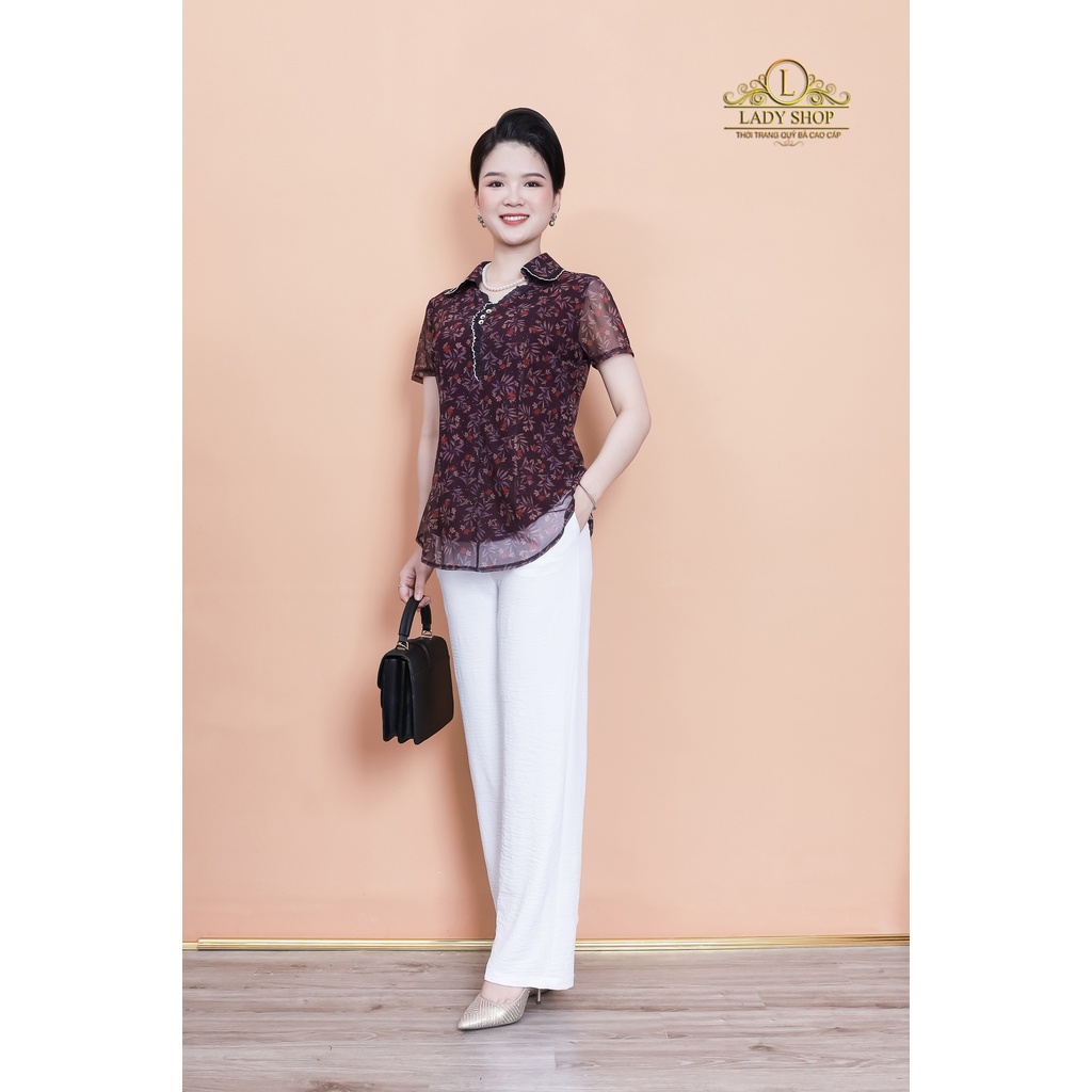 Áo Thun Lưới Trung Niên Ladyshop thời trang nữ cao cấp TK815