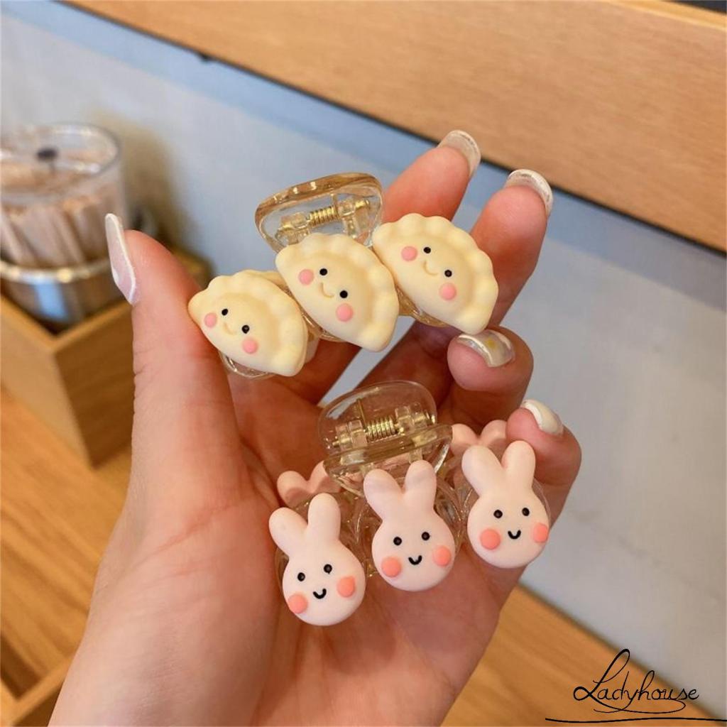 Kẹp tóc mini bằng nhựa họa tiết hoạt hình dễ thương cho nữ