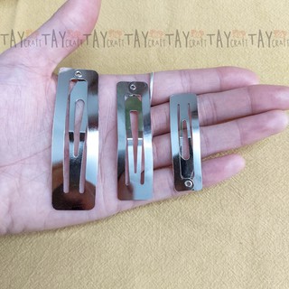 Set 10 phôi kẹp tóc chữ nhật