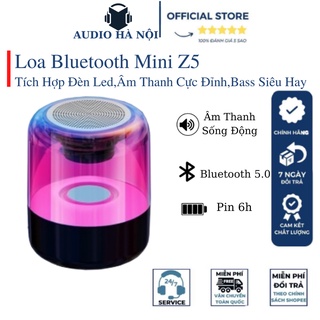 Loa bluetooth mini z5 tích hợp đèn led,loa mini z5 tích hợp đèn led,âm thanh cực đỉnh,bass siêu hay