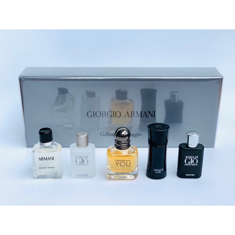 Set 5 chai nước hoa mini Giorgio Armani của nam | BigBuy360 - bigbuy360.vn