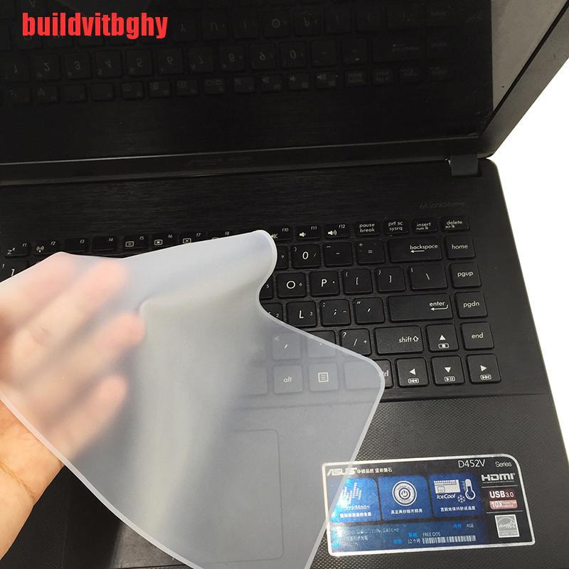 (Mua-Code) Miếng Dán Bàn Phím Silicon Trong Suốt Cho Laptop 13 "14" 15 "17"