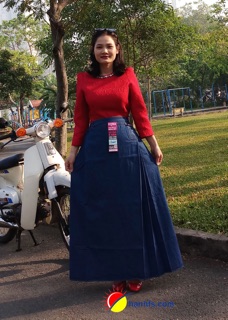 Váy chống nắng Jean cao cấp