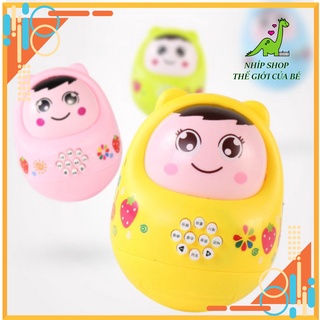 Đồ chơi lật đật Tumber có nhạc, Lật Đật cỡ lớn có nhạc sử dụng pin AAA (tặng kèm)