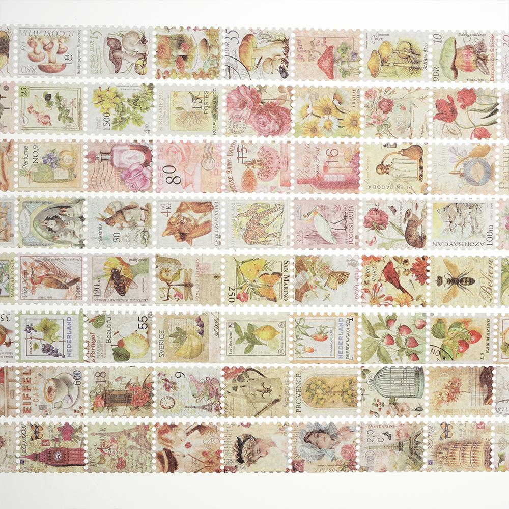 SUYO Cuộn Băng Keo Dán Trang Trí Nhật Ký Phong Cách Vintage