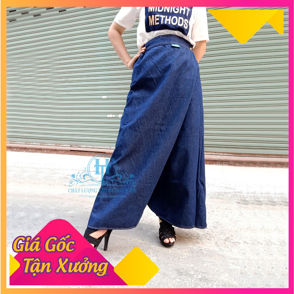 [ GIÁ GỐC TẬN XƯỞNG ] VÁY QUẦN CHỐNG NẮNG JEAN TRƠN - Váy chống nắng chống tia UV 100% H&T Fashion