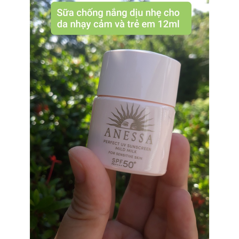 (Hàng tặng) Chống nắng Anessa Perfect UV Sunscreen Skincare Milk SPF 50+ PA++ 15ml | BigBuy360 - bigbuy360.vn
