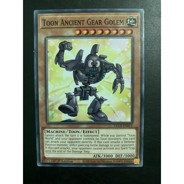bài yugioh: toon ancient gear golem